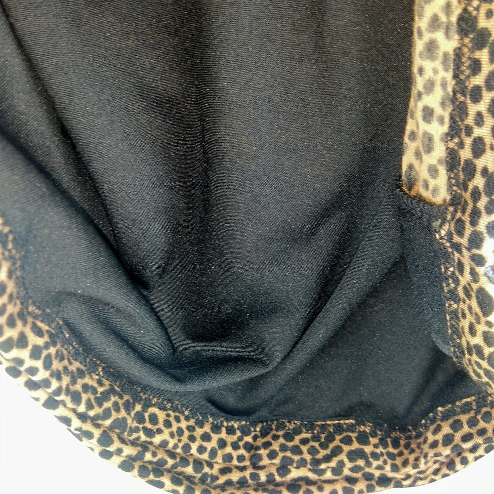 Ann Taylor NWT cheetah rouched sleeveless xs top - Picture 2 of 8